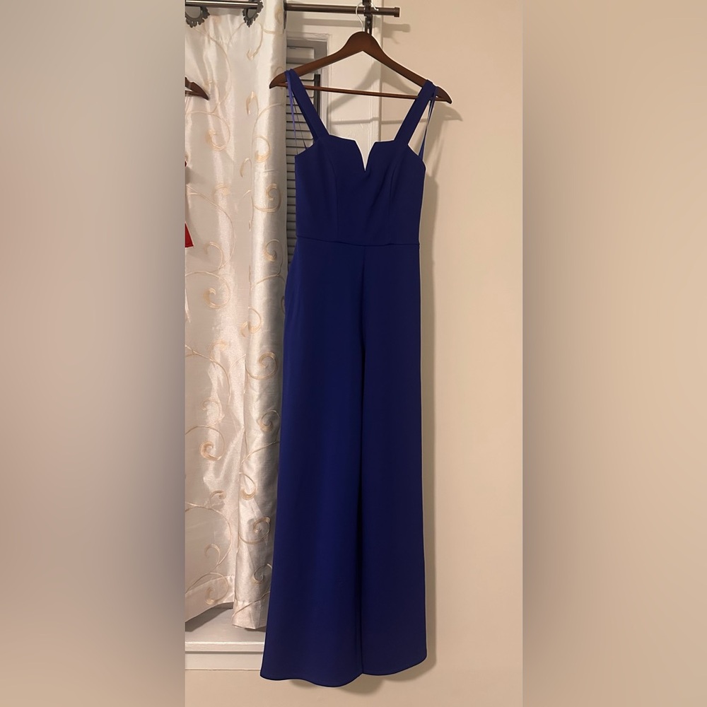Royal blue jumpsuit